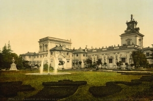Warszawa Wilanów Pałac 1890r -Reprodukcja 4444