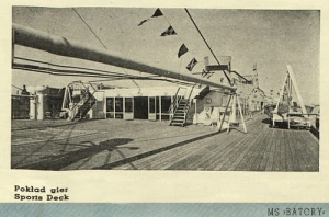 M/S Batory pokład gier - Reprodukcja 4121