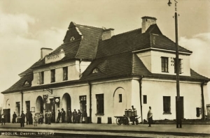 Modlin Dworzec kolejowy -Reprodukcja 4537