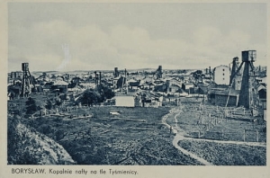 Borysław kopalnie nafty - Reprodukcja 24499