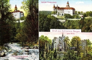 Wałbrzych Zamek Książ - Reprodukcja 1787