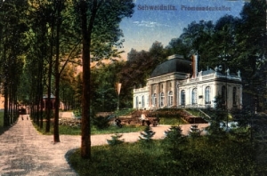 Świdnica Park kawiarnia - Reprodukcja 1900