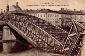 Przemyśl zniszczony most 3go Maja -Reprodukcja 574