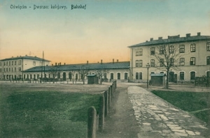 Oświęcim Dworzec kolejowy - Reprodukcja 2258