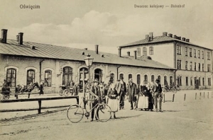 Oświęcim Dworzec kolejowy - Reprodukcja 2261