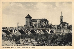 Oświęcim most, zamek - Reprodukcja 27104