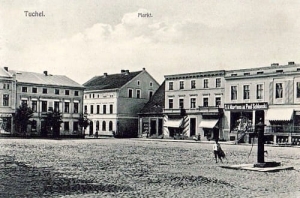 Tuchola rynek - Reprodukcja 27373