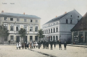 Tuchola rynek - Reprodukcja 27378