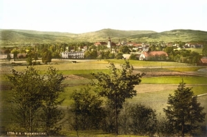 Cieplice Śląskie panorama 1890r-Reprodukcja 4414