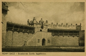 Nowy Sącz Dziedziniec zamku- Reprodukcja 4837