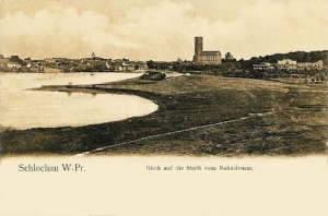 Człuchów panorama - Reprodukcja 27536