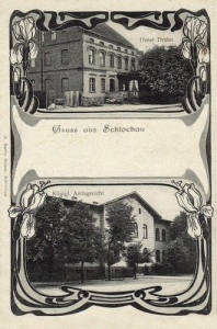 Człuchów Hotel i Sąd - Reprodukcja 27541