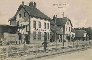Człuchów Dworzec - Reprodukcja 27543
