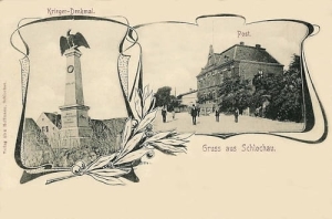 Człuchów widokowa - Reprodukcja 27553