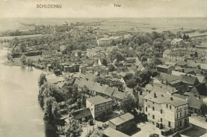 Człuchów panorama - Reprodukcja 27555