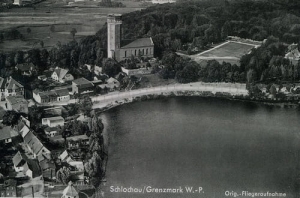 Człuchów panorama - Reprodukcja 27559