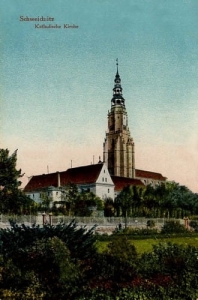 Świdnica Kościół - Reprodukcja 1871