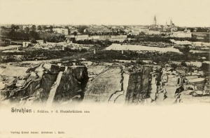 Strzelin panorama,kamieniołom - Reprodukcja 27996