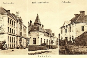 Leżajsk sąd,bank,ochronka- Reprodukcja 28092