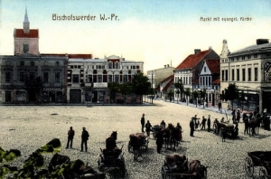 Biskupiec Pomorski Rynek - Reprodukcja 1133