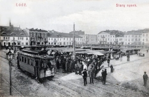 Łódź Stary Rynek - Reprodukcja 28290