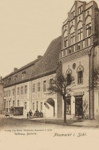 Środa Śląska Ratusz - Reprodukcja 28351