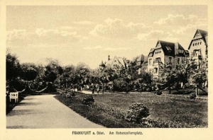 Słubice Hohenzollernplatz - Reprodukcja 28490