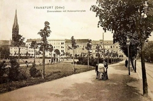 Słubice Hohenzollernplatz - Reprodukcja 28491
