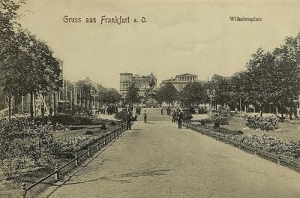 Słubice Wilhelmsplatz - Reprodukcja 28500