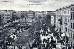 Słubice Wilhelmsplatz - Reprodukcja 28504