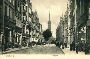 Gdańsk Langgasse - Reprodukcja 28954