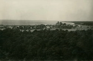 Hel widok z latarni - Reprodukcja 1939