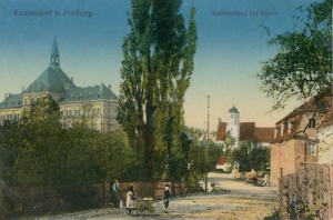 Mokrzeszów szpital,kościół - Reprodukcja 31020