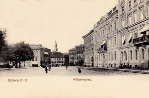 Świdnica Wilhelmplatz - Reprodukcja 1906
