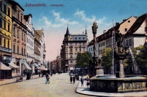 Świdnica Rynek - Reprodukcja 1913