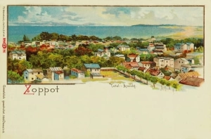 Sopot panorama - Reprodukcja 4198