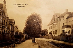 Zielona Góra Grunberg -Reprodukcja 1636