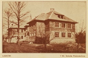 Lisków Szkoła powszechna -Reprodukcja 5047