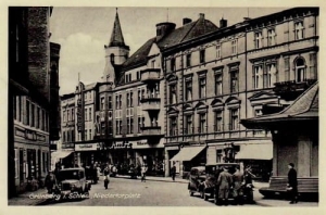 Zielona Góra Niedertorplatz -Reprodukcja 1628