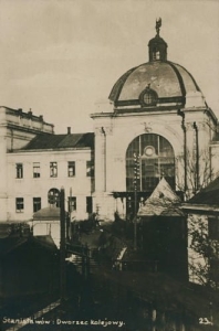 Stanisławów Dworzec Kolejowy -Reprodukcja 4727