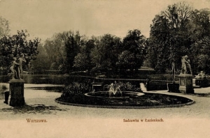 Warszawa Łazienki -Reprodukcja 1373