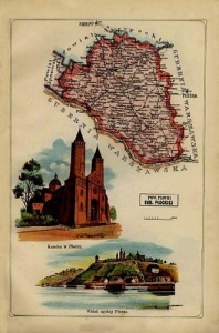 Płock Mapka - Reprodukcja 1664