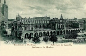 Kraków Sukiennice - Reprodukcja 1500