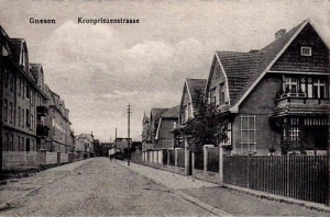 Gniezno Kronprinzenstrasse - Reprodukcja 1244