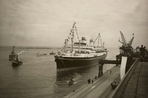 Gdynia M/s Piłsudski - Reprodukcja 1909