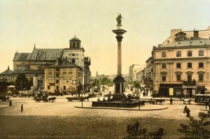 Warszawa Kolumna Zygmunta 1890r-Reprodukcja 4450