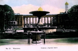 Warszawa Ogród Saski -Reprodukcja 1304