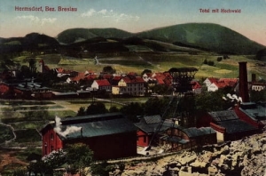 Wałbrzych Sobięcin Panorama - Reprodukcja 1706
