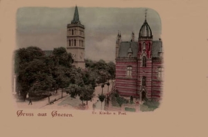 Gniezno Poczta - Reprodukcja 1224