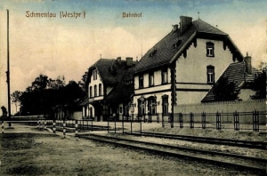 Smętowo Graniczne Dworzec  -Reprodukcja 846